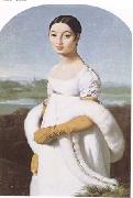 Jean Auguste Dominique Ingres Mademoiselle Riviere (mk09) France oil painting artist